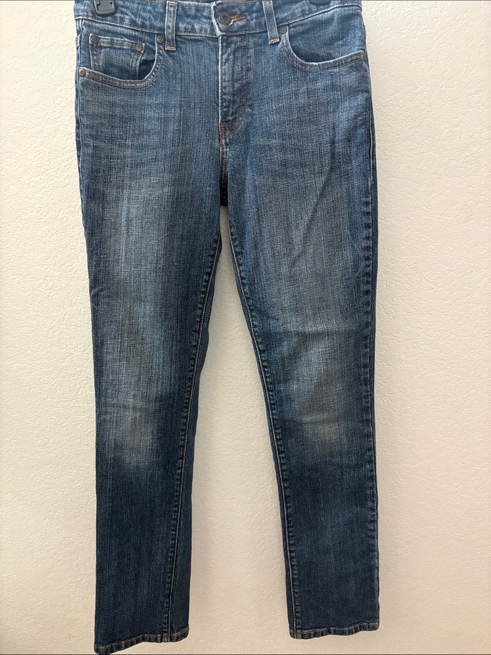 Levi's Blue Denim Jeans with Orange Stitching